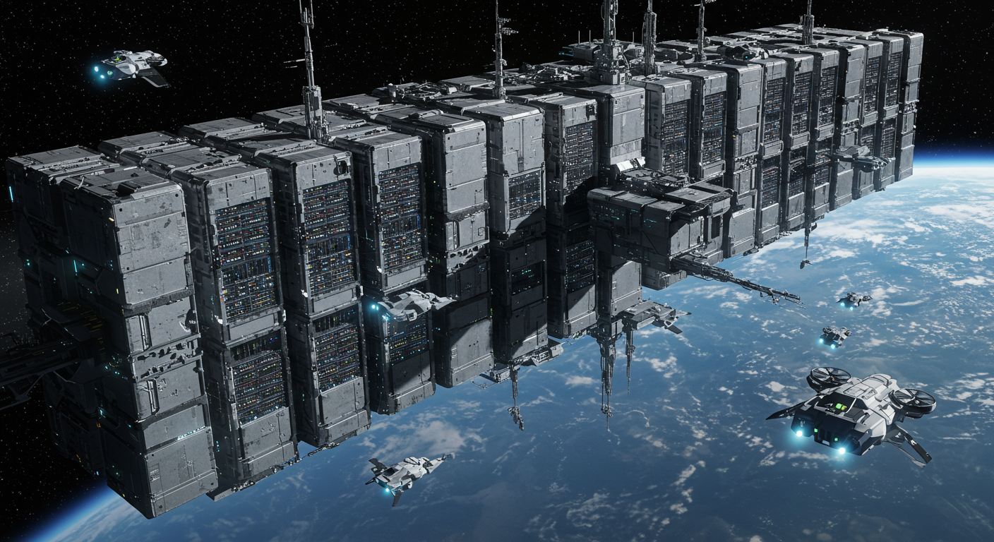 Robot fights & AI data centres…in space